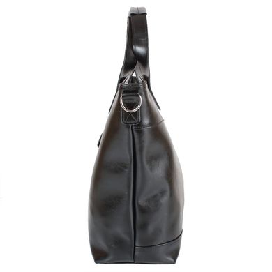 Жіноча шкіряна сумка LASKARA (Ласкарєв) LK-DD218-black Чорний