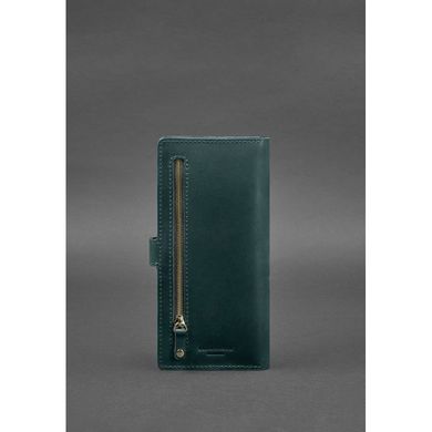 Натуральный кожаный тревел-кейс (органайзер для документов) 6.0 зеленый Blanknote BN-TK-6-iz