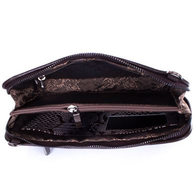Женская кожаная сумка-клатч DESISAN (ДЕСИСАН) SHI2012-180 Коричневый