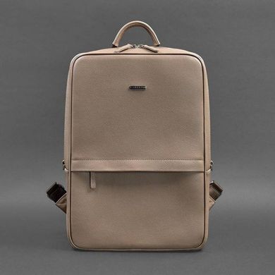 Светло-бежевый кожаный женский рюкзак Foster Blanknote BN-BAG-39-crem-brule