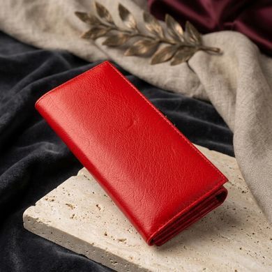Женский кошелек с монетницей на защелке ST Leather 18957 Красный