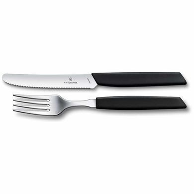 Столовый набор Victorinox Swiss Modern Table Set 12 предметов Черный 6.9093.11W.12