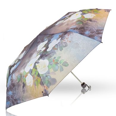 Зонт женский механический компактный облегченный MAGIC RAIN (МЭДЖИК РЕЙН) ZMR1231-1 Серый
