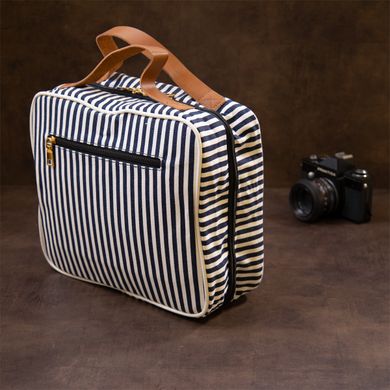 Сумка органайзер для путешествий текстильная Vintage 20651 Белая
