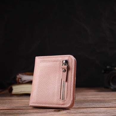 Жіночий гаманець невеликого розміру з натуральної шкіри CANPELLINI 21797 Рожевий