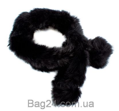 Горжетки (шарф) з хутра кролика ETERNO (ES3033-black), Чорний