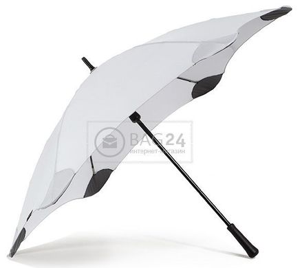Серый противоштормовой зонт-трость для мужчин, с большим куполом, мех BLUNT Bl-classic-grey, Серый