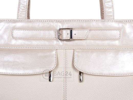 Біла жіноча сумка Pekotof pek02-11-02, Бежевий