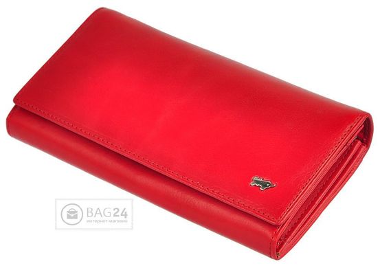 Яскравий жіночий гаманець червоного кольору з натуральної шкіри Braun Buffel (13582)