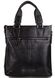 Надежная кожаная сумка из натуральной кожи ETERNO DS0853-3-black, Черный