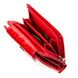 Кошелек женский CHANEL 13889 кожаный Красный, Красный