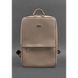 Світло-бежевий шкіряний рюкзак жіночий Foster Blanknote BN-BAG-39-crem-brule