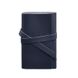Натуральный кожаный блокнот (Софт-бук) 1.0 Темно-синий Краст Blanknote BN-SB-1-st-navy-blue