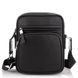 Шкіряна стильна сумка-месенджер через плече Tiding Bag SM8-1022A Чорна