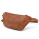Вместительная сумка на пояс из кожи Crazy Horse RB-3100-3md Brandy - бренди