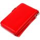 Яркий кошелек-клатч для женщин из натуральной кожи CANPELLINI 21619 Красный