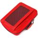 Яркое портмоне из натуральной фактурной кожи CANPELLINI 21495 Красное