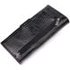 Лакований жіночий гаманець із натуральної фактурної шкіри KARYA 21031 Чорний