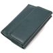 Практичний жіночий гаманець із натуральної шкіри флотар CANPELLINI 21596 Зелений