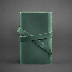 Натуральная кожаный блокнот (Софт-бук) 1.0 Изумруд - зеленый Blanknote BN-SB-1-st-iz