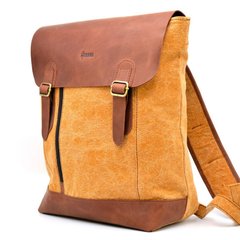 Городской рюкзак микс ткани канваc и кожи RY-3880-4lx TARWA