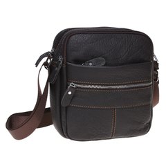 Мужская кожаная сумка Borsa Leather K11020-brown