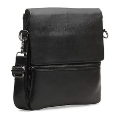 Мужская кожаная сумка Borsa Leather K12056-black