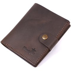 Кожаный мужской бумажник Shvigel 16475 Коричневый