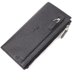Відмінний складаний гаманець з натуральної шкіри KARYA 21132 Чорний