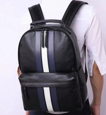 Чоловічий шкіряний рюкзак Tiding Bag A25F-68020A Чорний