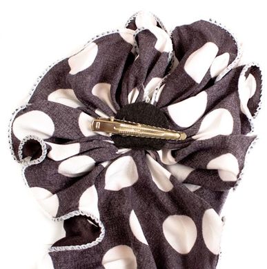 Чорно-білий шарф-прикраса для жінок ETERNO ES3048, Чорний