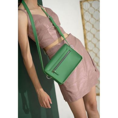 Шкіряна жіноча міні сумка Moment зелена Blanknote TW-Moment-green