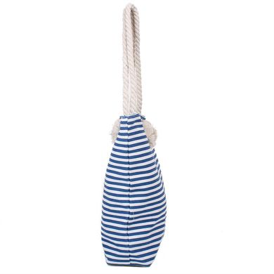Жіноча пляжна тканинна сумка KMY (КЕЙ ЕМ ВАЙ) DET1806-1 Синій