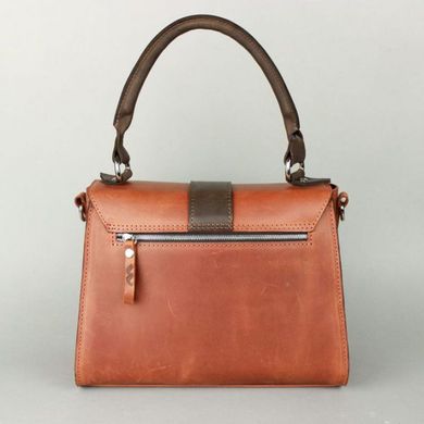 Жіноча шкіряна сумка Ester коньячно-коричнева вінтажна Blanknote TW-Ester-kon-brw-crz