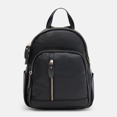 Шкіряний жіночий рюкзак Keizer K1167bl-black