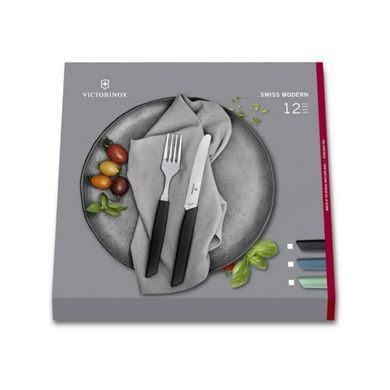 Столовый набор Victorinox Swiss Modern Table Set 12 предметов Синий 6.9096.11W2.12
