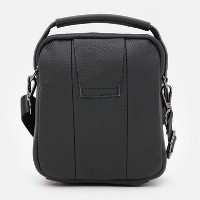 Мужская кожаная сумка Borsa Leather K14081bl-black