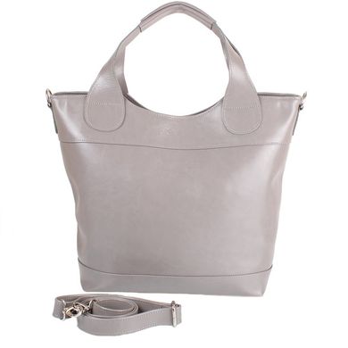 Жіноча шкіряна сумка LASKARA (Ласкарєв) LK-DD218-grey Сірий