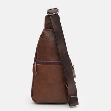 Мужской кожаный рюкзак через плечо Keizer K1223abr-brown