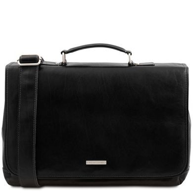 Mantova TL SMART сумка портфель кожаная TL142068 от Tuscany (Black – черный) Черный