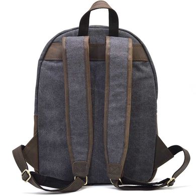 Мужcкой рюкзак кожа и канвас серой для ноутбука TARWA RGc-7273-3md Коричневый