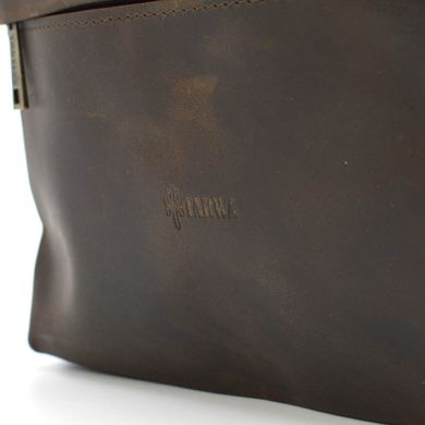 Чоловічий рюкзак шкіра і сірий канвас для ноутбука TARWA RGc-7273-3md Коричневий