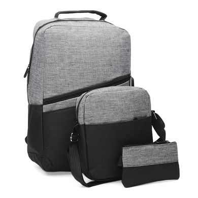 Мужской рюкзак + сумка CV1692 Серый