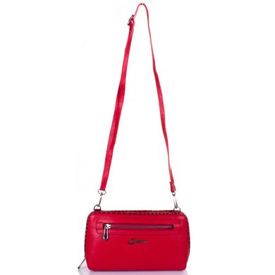 Женская кожаная сумка-клатч DESISAN (ДЕСИСАН) SHI2012-4 Красный