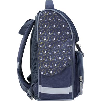 Рюкзак школьный каркасный с фонариками Bagland Успех 12 л. серый 165к (00551703) 80213851