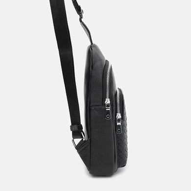 Чоловічий шкіряний рюкзак Ricco Grande K16085bl-black