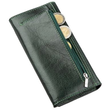 Витончений жіночий гаманець ST Leather 18857 Зелений