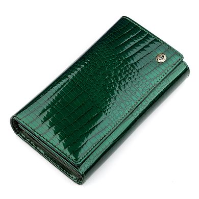 Кошелек женский ST Leather 18428 (S8001A) удобный Зеленый