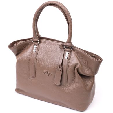 Стильна жіноча сумка KARYA 20882 шкіряна Бежевий