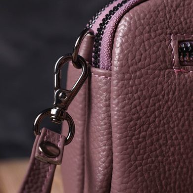 Чудова сумка-клатч у стильному дизайні з натуральної шкіри 22126 Vintage Пудрова